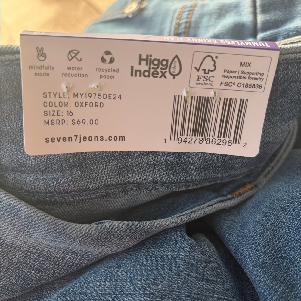 Seven Tummyless Skinny Jean - Picture 4 of 6